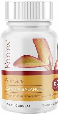 Kolorex  Gut Care Candia Balance Soft Capsules 60  with Herb Horopito