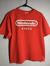 Nintendo Kyoto Store Exclusive T-Shirt Mens Large Red Official Gaming Merch
