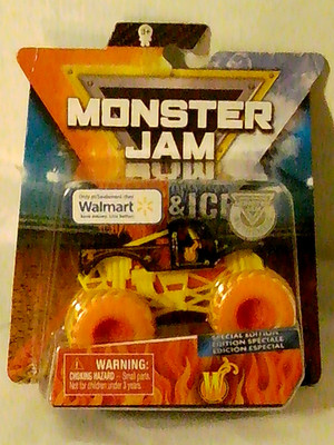 Spin Master Monster Jam 2020 W Whiplash  Fire & Ice Walmart Exclusive  Spec Edit