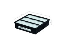 Mahle LX 1076 Luftfilter FüR Honda Mitsubishi Proton