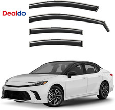 Window Deflectors Smoke Tinted In-Channel Side Window Vent Visor Deflectors Rain