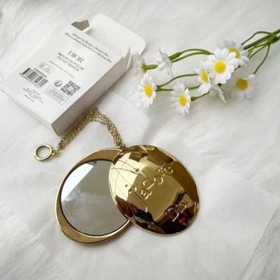 Dior J'Adore Gold Pocket Mirror Pendant – Luxe Compact Mirror