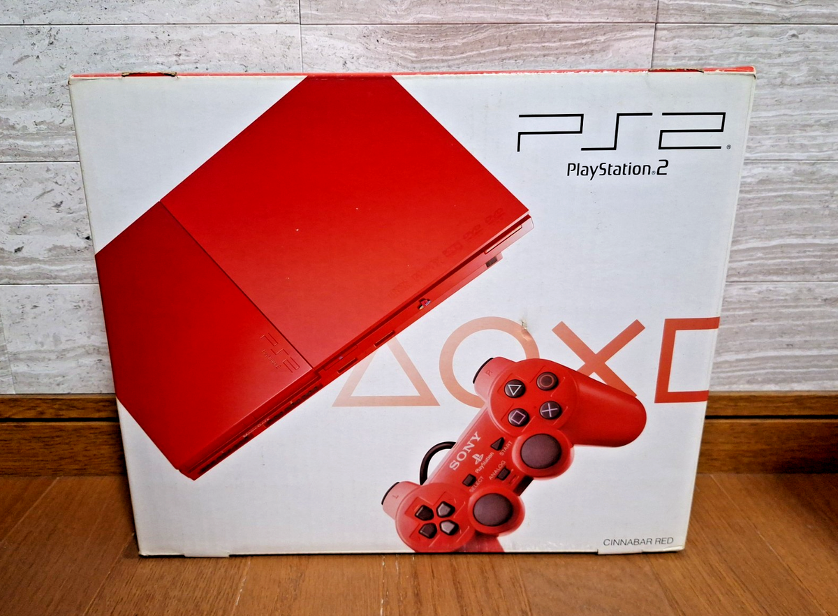 ここりん② Sony PlayStation 2 Launch Edition Cinnabar Red Console for sale