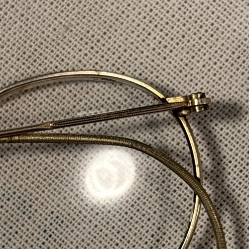 Vintage American Optical Fulvue 12 Karat Gold Filled Eyeglasses With Case - Picture 9 of 18