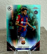 2023-24 Topps Chrome UEFA - Lamine Yamal #64 Aqua Prism Refractor (RC)