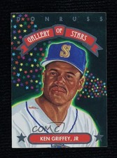 1992 Donruss Triple Play Gallery of Stars Ken Griffey Jr #GS-8 HOF