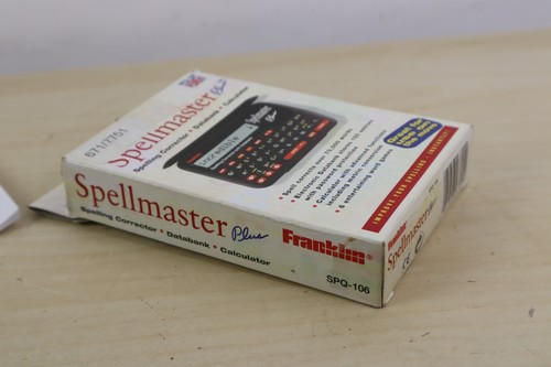 Franklin Spellmaster Plus SPQ-106 With Box & Manual - Working EXC Free Post - Picture 11 of 13