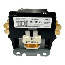 HVAC Motor Contactor 1 Pole FLA 30 Amp Coil 24VAC Air Conditioner Definite Purpo