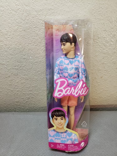 Barbie Fashionistas Ken Puppe #219 mit schlankem Körper, Distressed Box, Neu