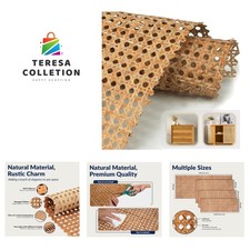 24" Cane Webbing Roll - 100 Natural Rattan Material Not Plastic - 5ft Length...