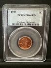 1953 PROOF LINCOLN WHEAT CENT PCGS PR66RD