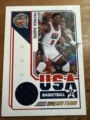 Patrick Ewing 2009-10 Panini Basketball Hall of Fame Dream Team #7 Patch /975