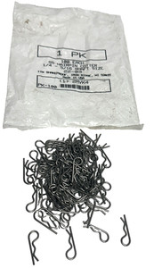SS HAIRPIN COTTER 2MVK4 L 1/4 - 5/16 SHAFT SIZE 1-1/4" LENGTH **LOT OF 100**