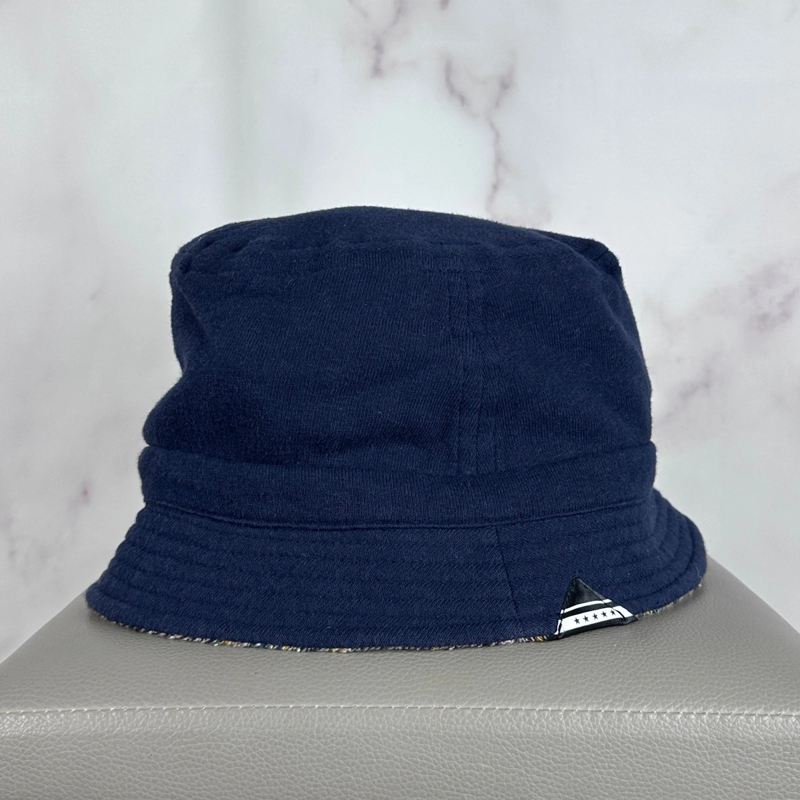 Sublime Japan Knit Navy Bucket Hat Streetwear Cap Archive Designer
