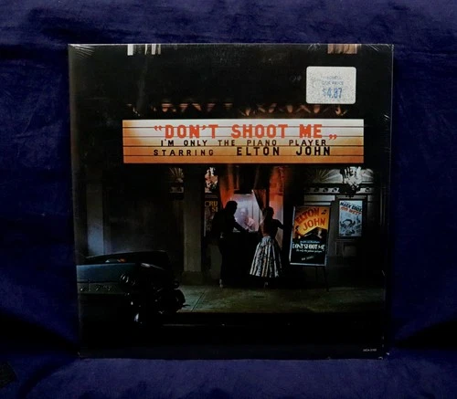 ELTON JOHN~VERY RARE SEALED LP~DONT SHOOT ME~1973 USA 1stPRESS~NO CUTOUTS~OOP