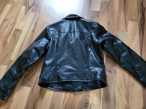 H&M Lederjacke, schwarz, Gr. 140 - Bild 3 von 3