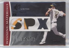 2008 SPx Winning Materials SPx Dual Patch 37/40 Dan Haren #WM-DH Dual Patch 0af