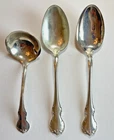 TOWLE French Provincial Sterling Serving Pieces-2 Spoons/1 Gravy Ladle 200 g