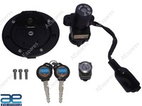 Royal Enfield Himalayan 411 Gemeinsames SchlüSsel-Schloss-Set RAP00076 Schwarz