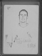 2010 Topps T-206 Black Printing Plate #203 Allen Craig No 1 of 1