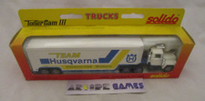 VEHICULE 1/50 SEMI REMORQUE CAMION MACK R600 TEAM HUSQVARNA - SOLIDO 3508