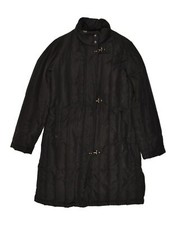 Fay Womens Padded Coat Uk 18 Xl Black Polyamide Br05