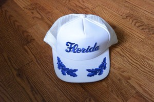 Vintage-Florida-Trucker-Cap-Hat-Snapback-with-Leaves