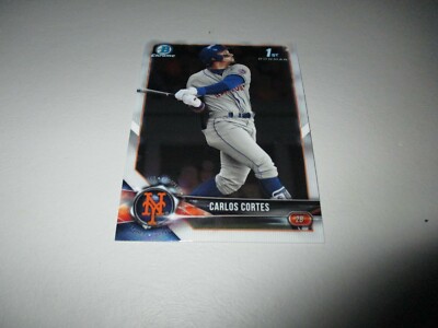 Carlos Cortes 2018 1st Bowman Chrome Draft #BDC-60