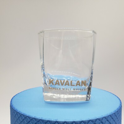 Kavalan Single Malt Whisky Ocean Thailand Square Barware Drinking Glass Exc~