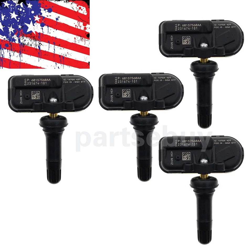 Sensor de presión de neumáticos para RAM 1500 2500 3500 2014-2016 TPMS 68249197AA 68157568AA Foto 3 de 4