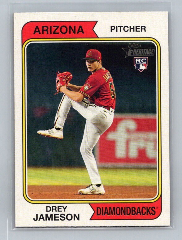 2023 Topps Heritage #257 Drey Jameson rookie card | eBay 2023 Topps Heritage #257 Drey Jameson rookie card | eBay