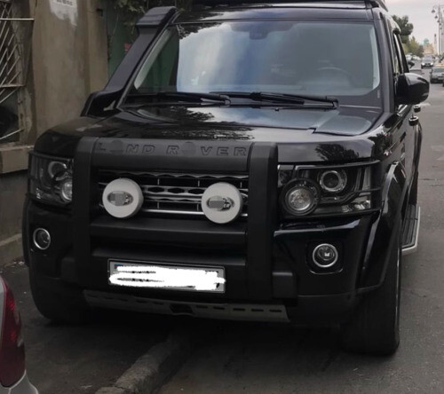 Black Protect Guard Front Headlight Lamp For Land Rover Discovery 4 2010-2013 - Picture 6 of 7