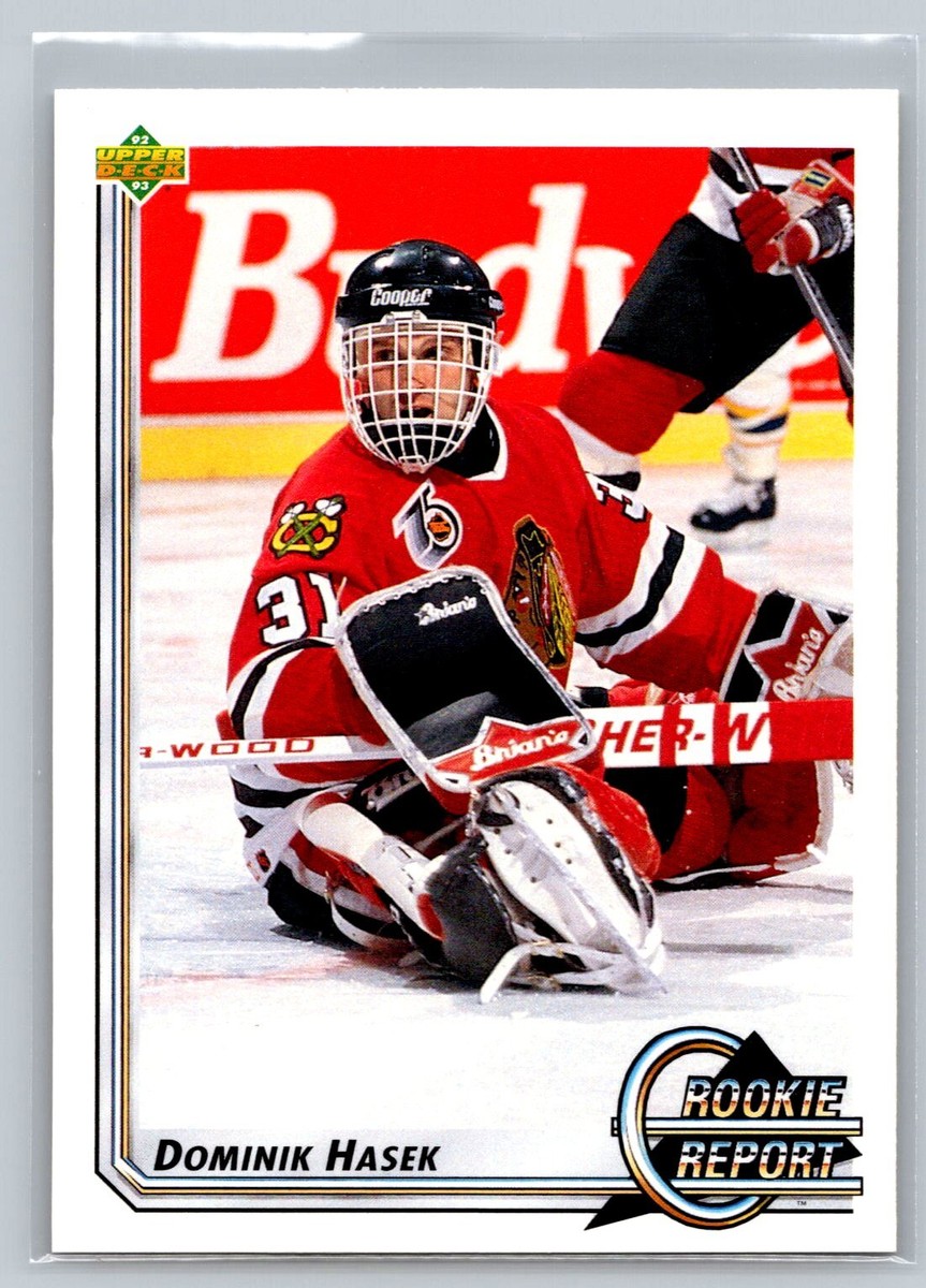 Dominik Hasek 1992-93 Upper Deck Rookie Report #366 Chicago