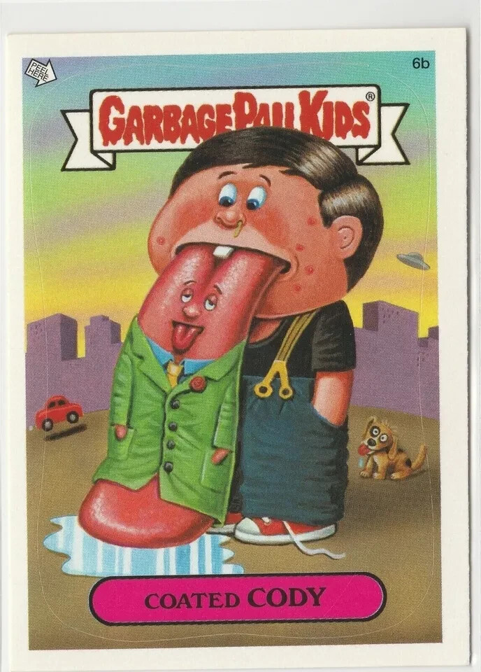 Coated Cody #6b Garbage Pail Kids GPK 2004 ANS3 Series 3