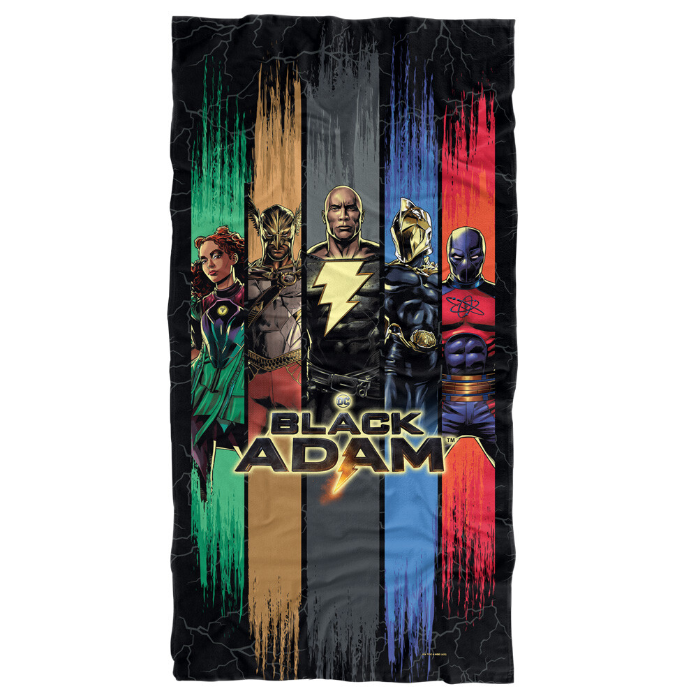 Black Adam 30x60 Beach Towel for Fans and Players