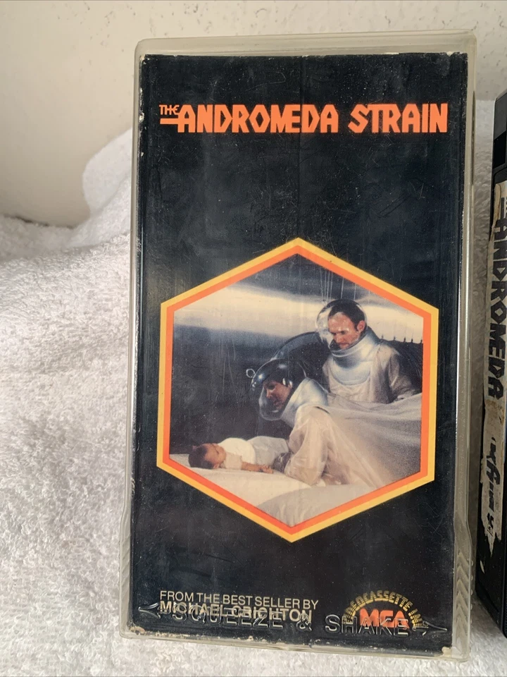 The Andromeda Strain Rare VHS 1971 MCA Universal Horror Sci Fi Aliens Super Rare - Image 3 of 4