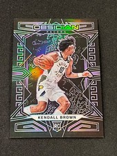 2022-23 Panini Obsidian Kendall Brown Rookie Electric Etch Purple 17/99 #172