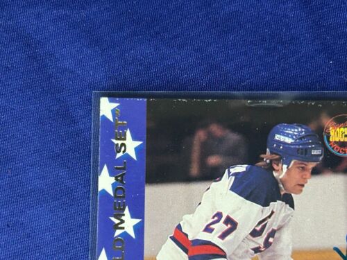 #37 Phil Verchota signiert 1995 Signature Rookies Miracle on Ice 1980 Goldmedaille - Bild 2 von 11