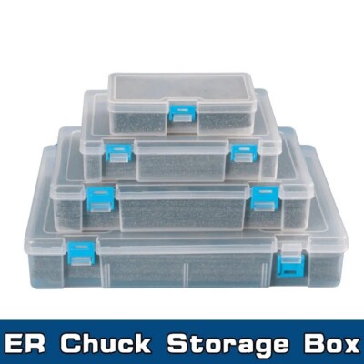ER11 ER16 ER20 ER25 ER32 ER40 Collet Storage Box Spring Chuck Plastic ...
