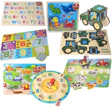 Rompecabezas de madera para bebés niños