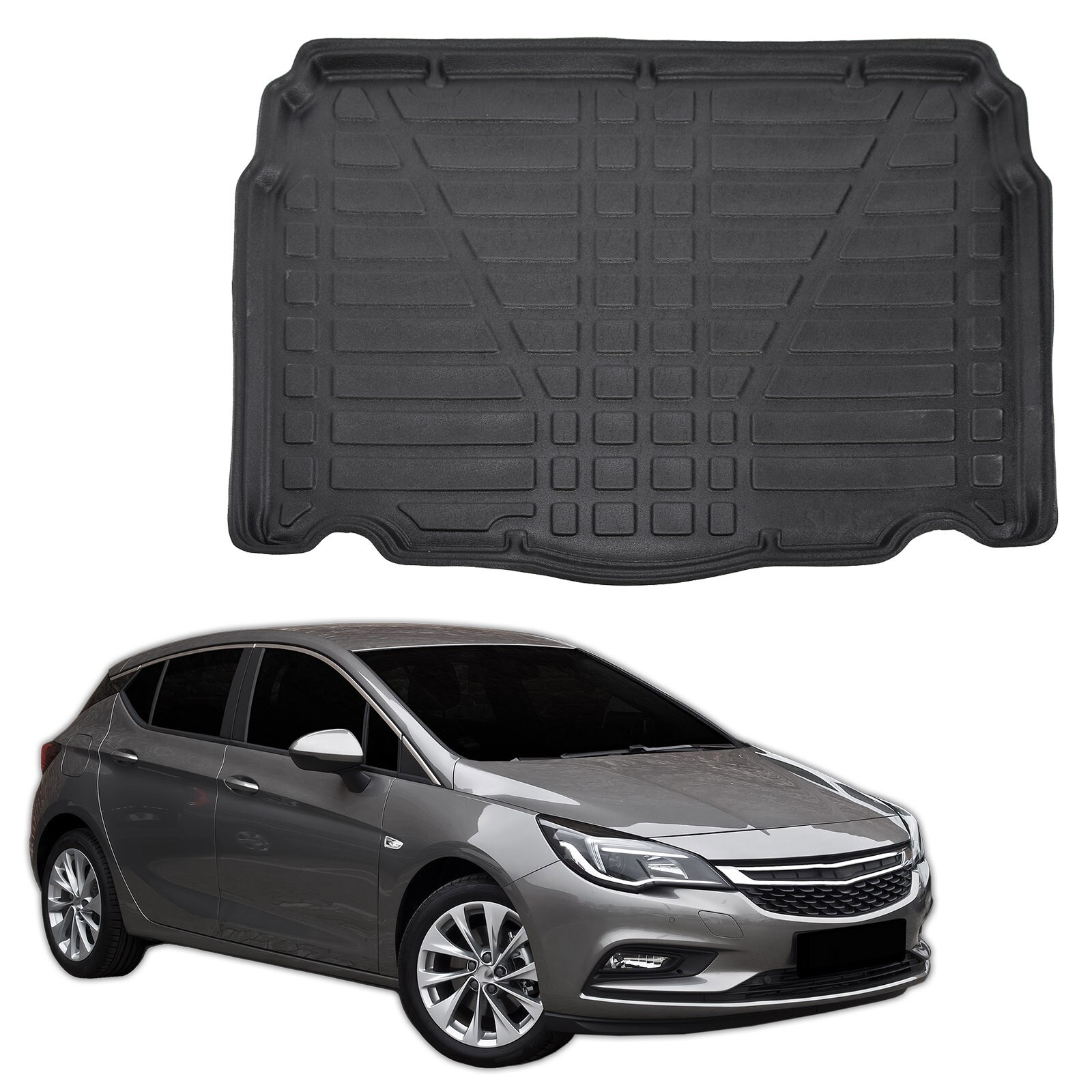 Tapis de coffre sur mesure Opel Astra J 2009-2015 finition premium en TPE imperméable