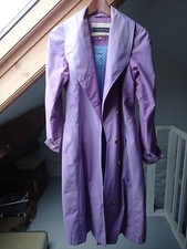 Rare Cambridge Raincoat Company Lilac Vintage Style Fit And Flare Size 8-10