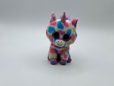 Ty Beanie Boos WISHFUL the Unicorn 6" Beanbag Plush Stuffed Toy w/ Glitter Eyes