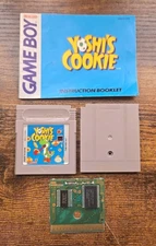 Yoshi's Cookie (Nintendo Game Boy, 1993) CART+MANUAL, TESTED, Free Shipping