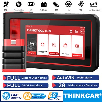 Thinktool mini Bluetooth OBD2 Diagnosegerät Alle Systeme Fehler Auslesegerät DE