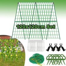 Cucumber Trellis for Garden 48"x 48" A-Frame Trellis for Climbing Plant Outdoor
