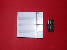Siedle TM 612-4 W Tasten-Modul weiß Vario  mit Klemmstein