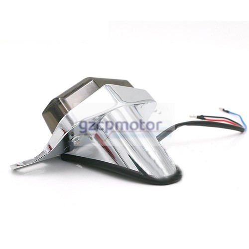 Rear License Plate Mount Holder Bracket With LED Tail Light Aluminum Universal - Picture 11 of 13