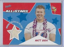 2005 Bazooka Pro Bowl All-Stars Relics #BA-MB MATT BIRK Minnesota Vikings jerse