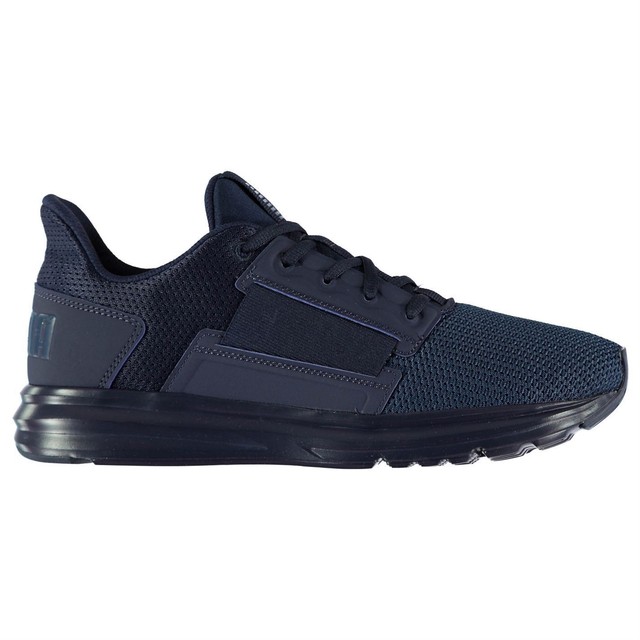 puma navy blue running shoes